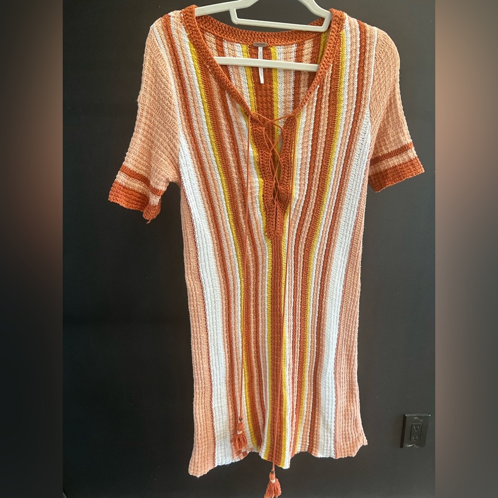 Free people crocheted dress. Size Small